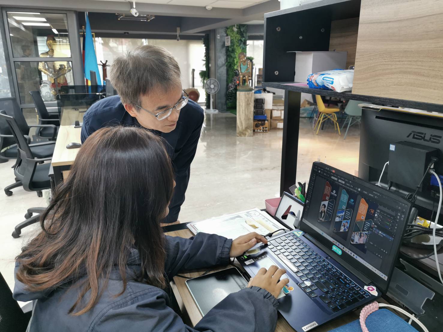 老師到實習公司訪視